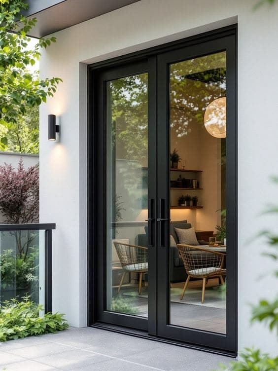 Garden-Facing Sliding Doors